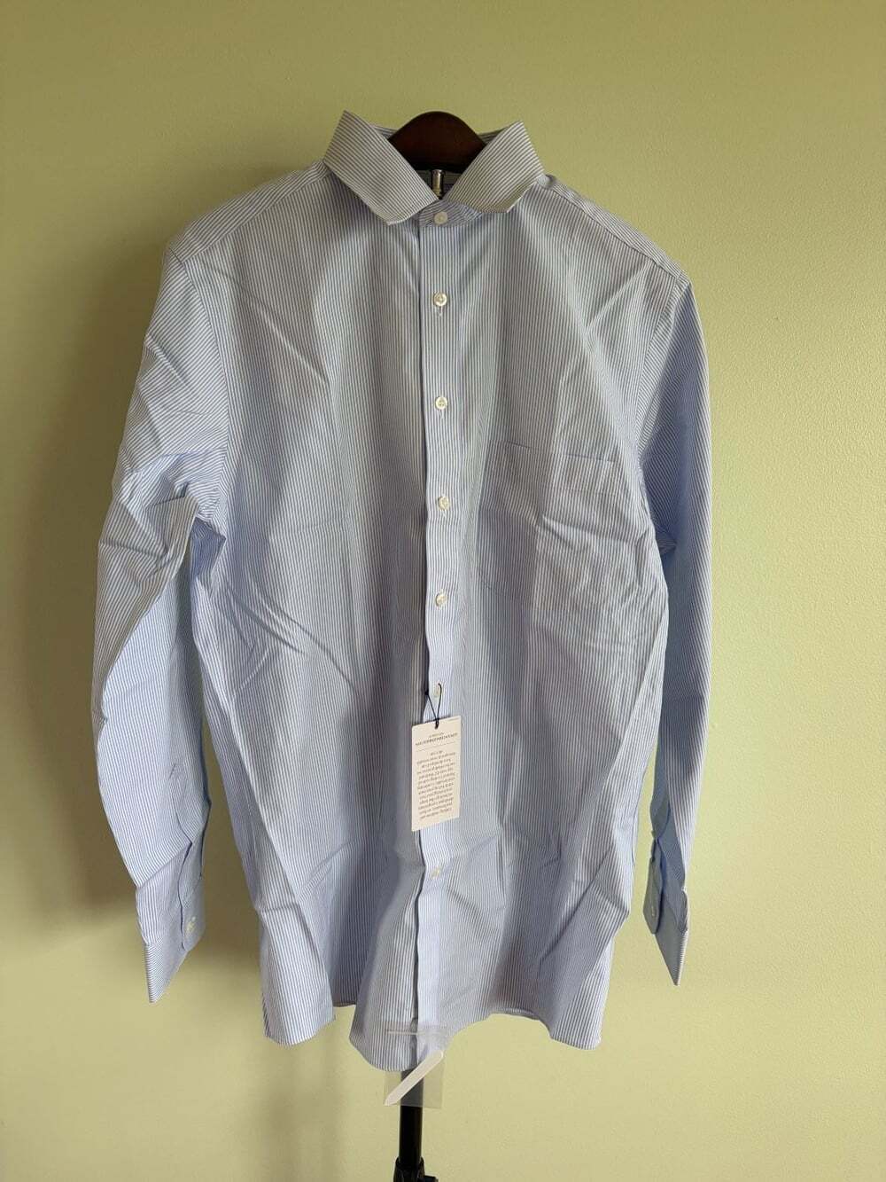 Roundtree & Yorke Dress Shirt Gold Label Slim Fit Advanced Generation Mens NWT